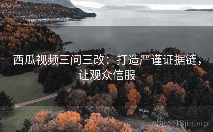 西瓜视频三问三改：打造严谨证据链，让观众信服