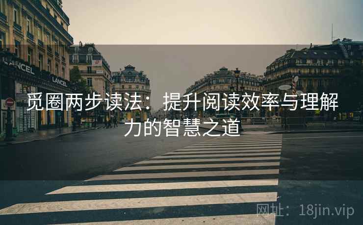 觅圈两步读法：提升阅读效率与理解力的智慧之道